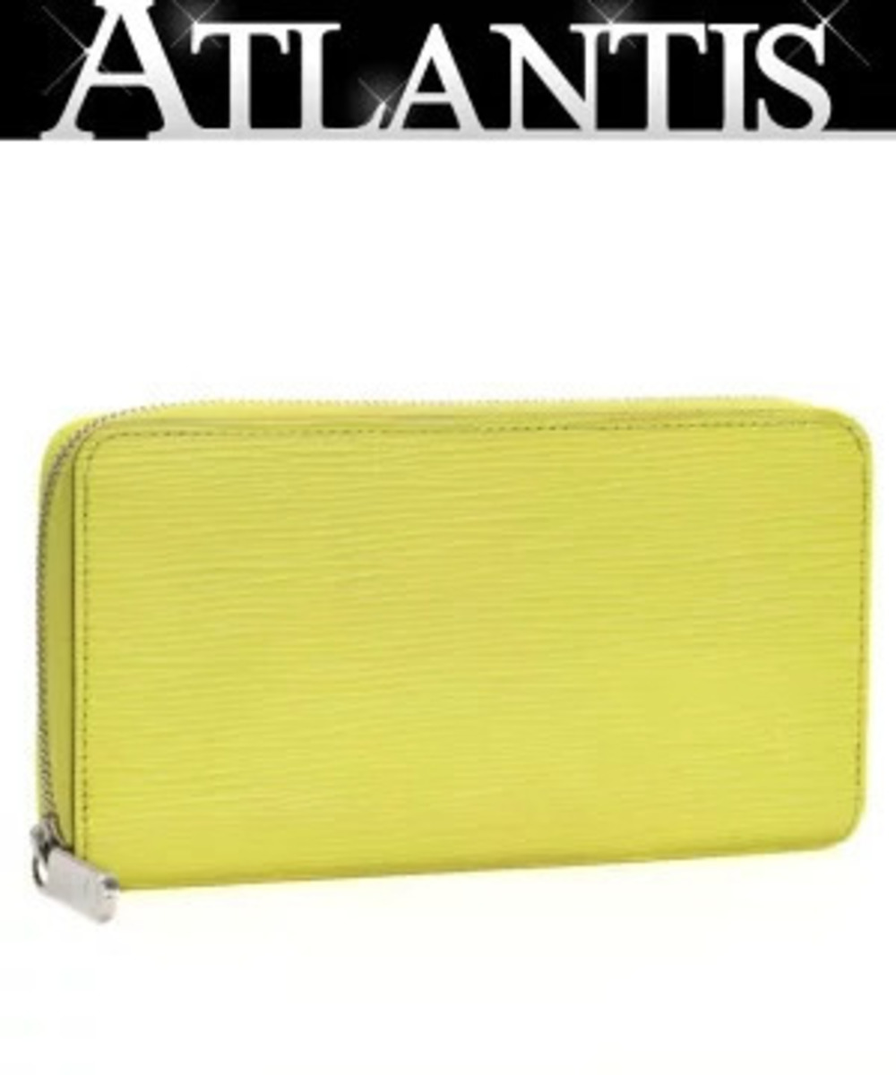 Louis Vuitton Zippy Wallet Round Zipper Long Epi Leather Pistachio